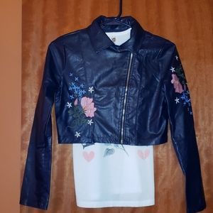 🆕️w/o tags Girl's Jacket & Tank Top Set